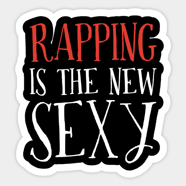 Gifts For Rapping Lovers Sticker by divawaddle